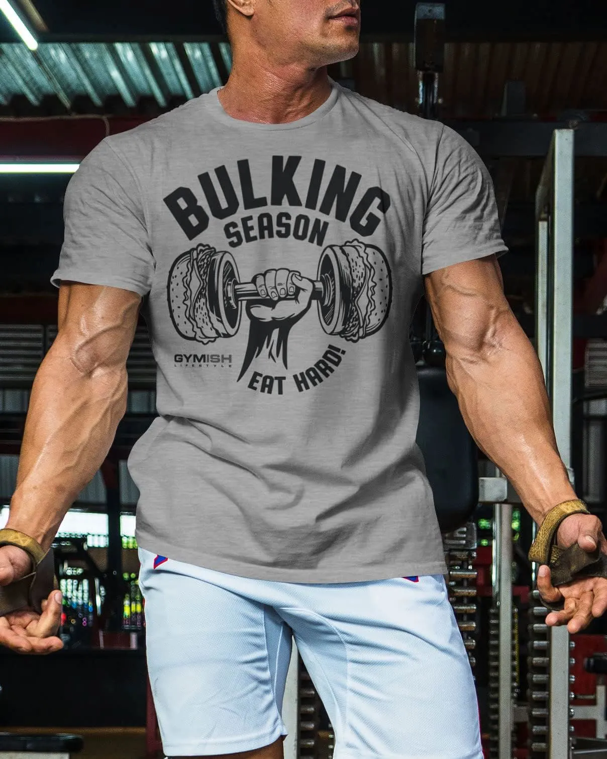 070. Bulking Season Workout Gym T-Shirt for Men