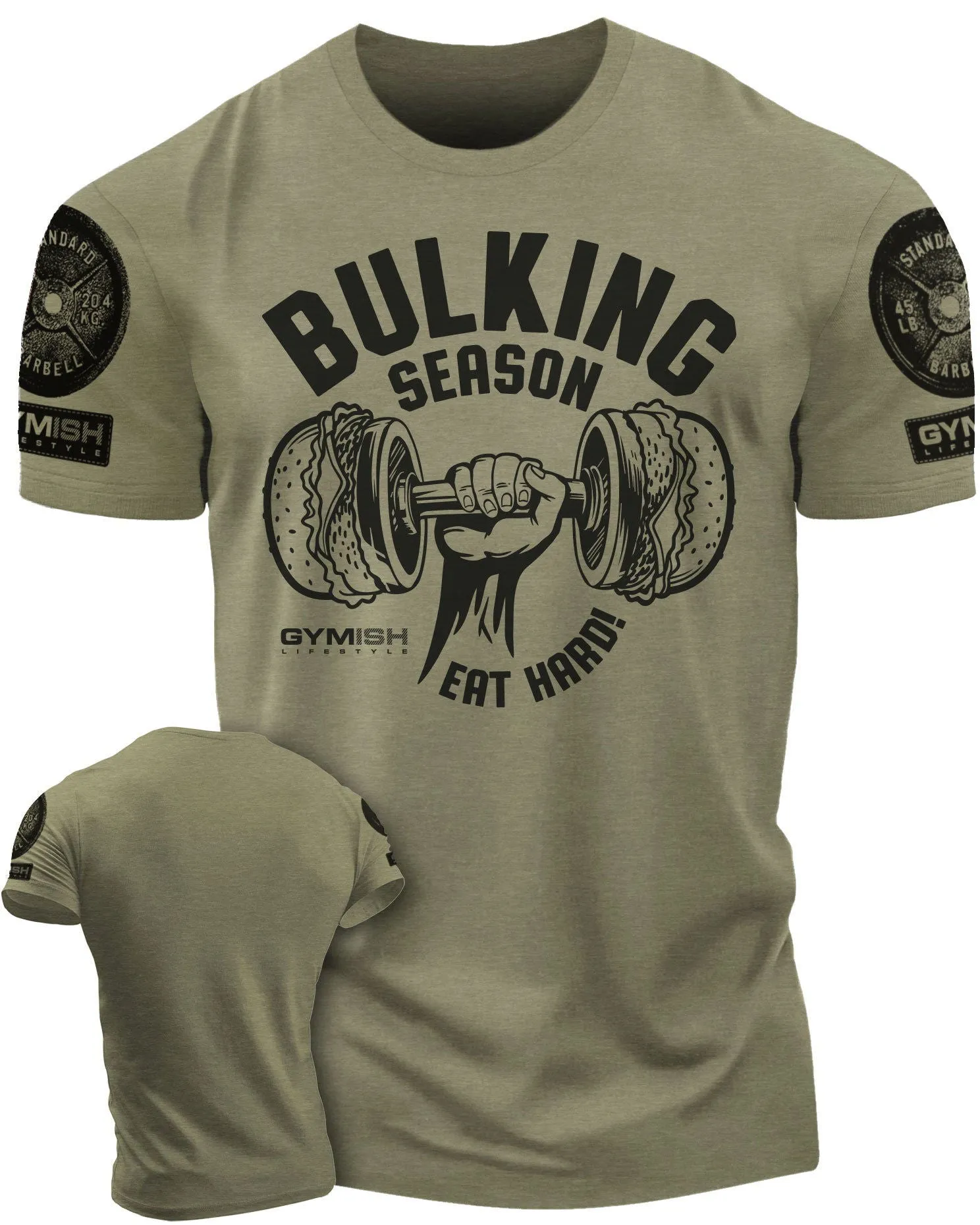 070. Bulking Season Workout Gym T-Shirt for Men