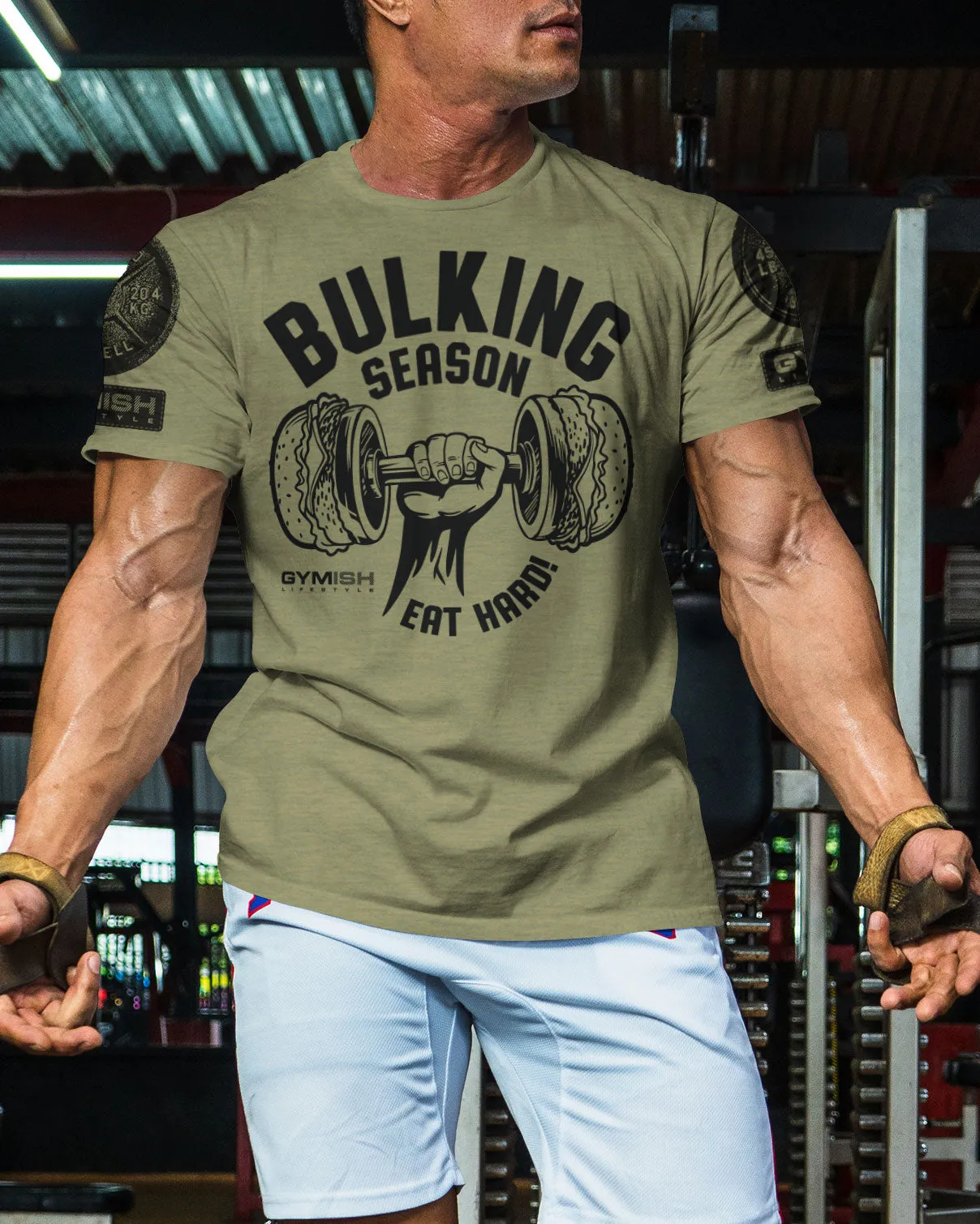 070. Bulking Season Workout Gym T-Shirt for Men