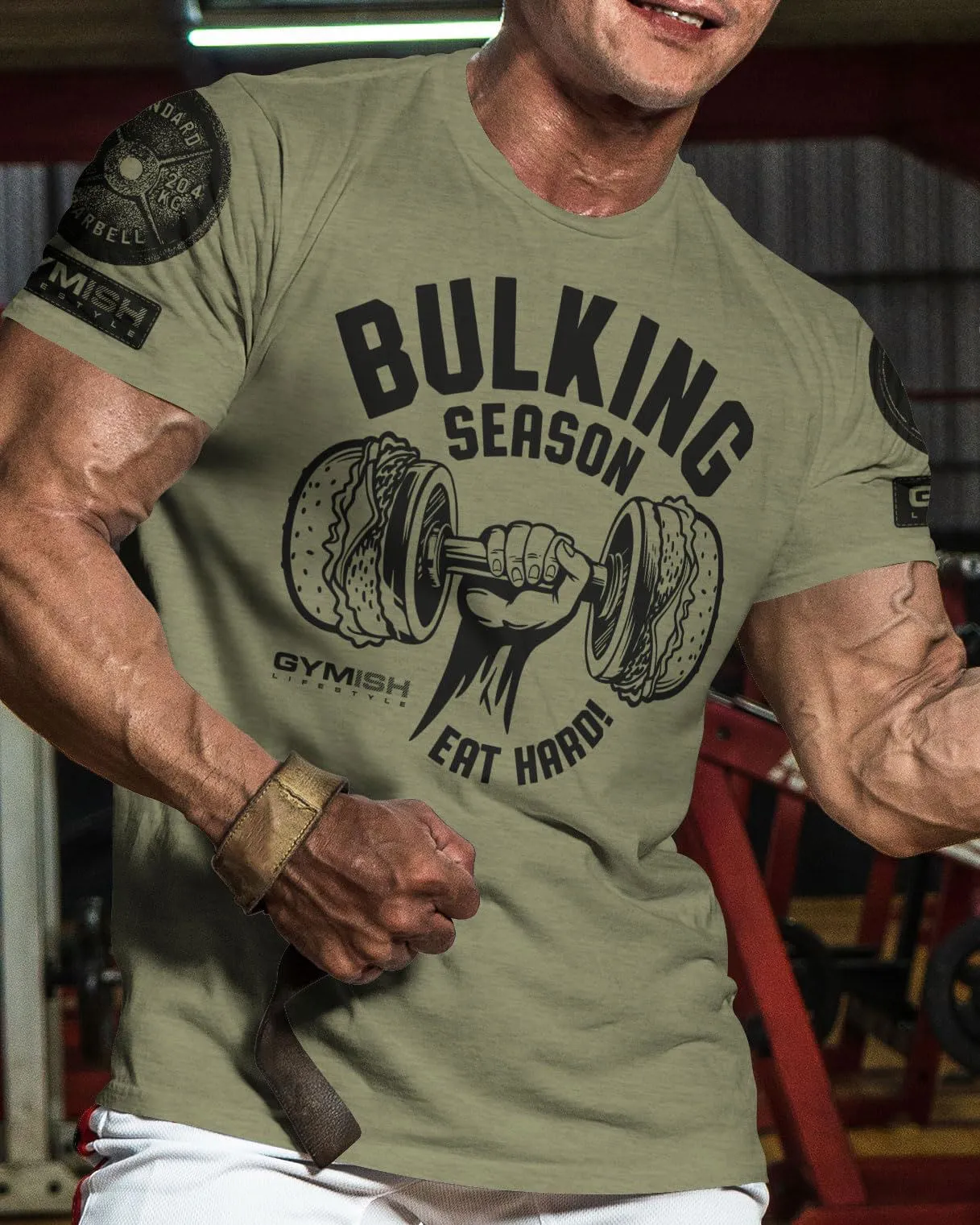 070. Bulking Season Workout Gym T-Shirt for Men
