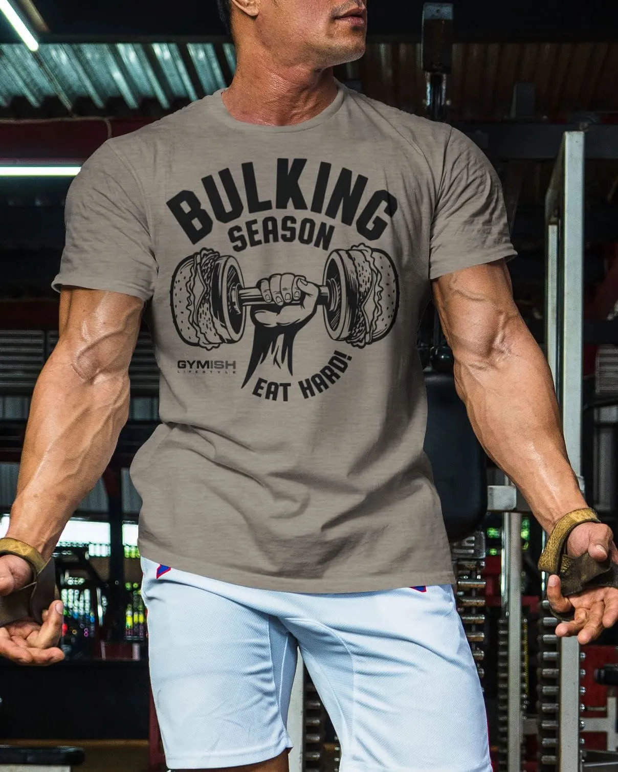 070. Bulking Season Workout Gym T-Shirt for Men