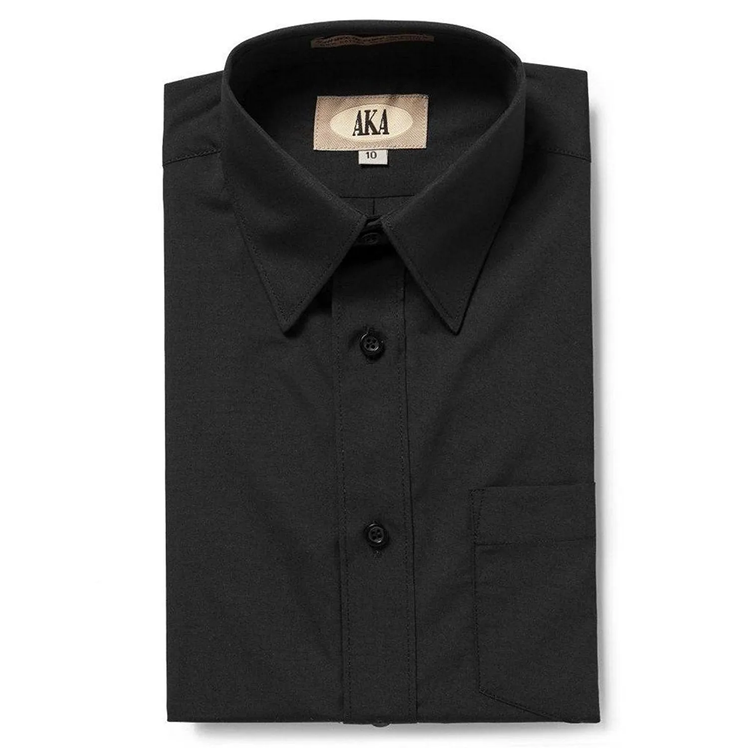 AKA Boy's 2-20 Regualr Fit Long Sleeve Solid Dress Shirt - Colors - CLEARANCE, FINAL SALE!