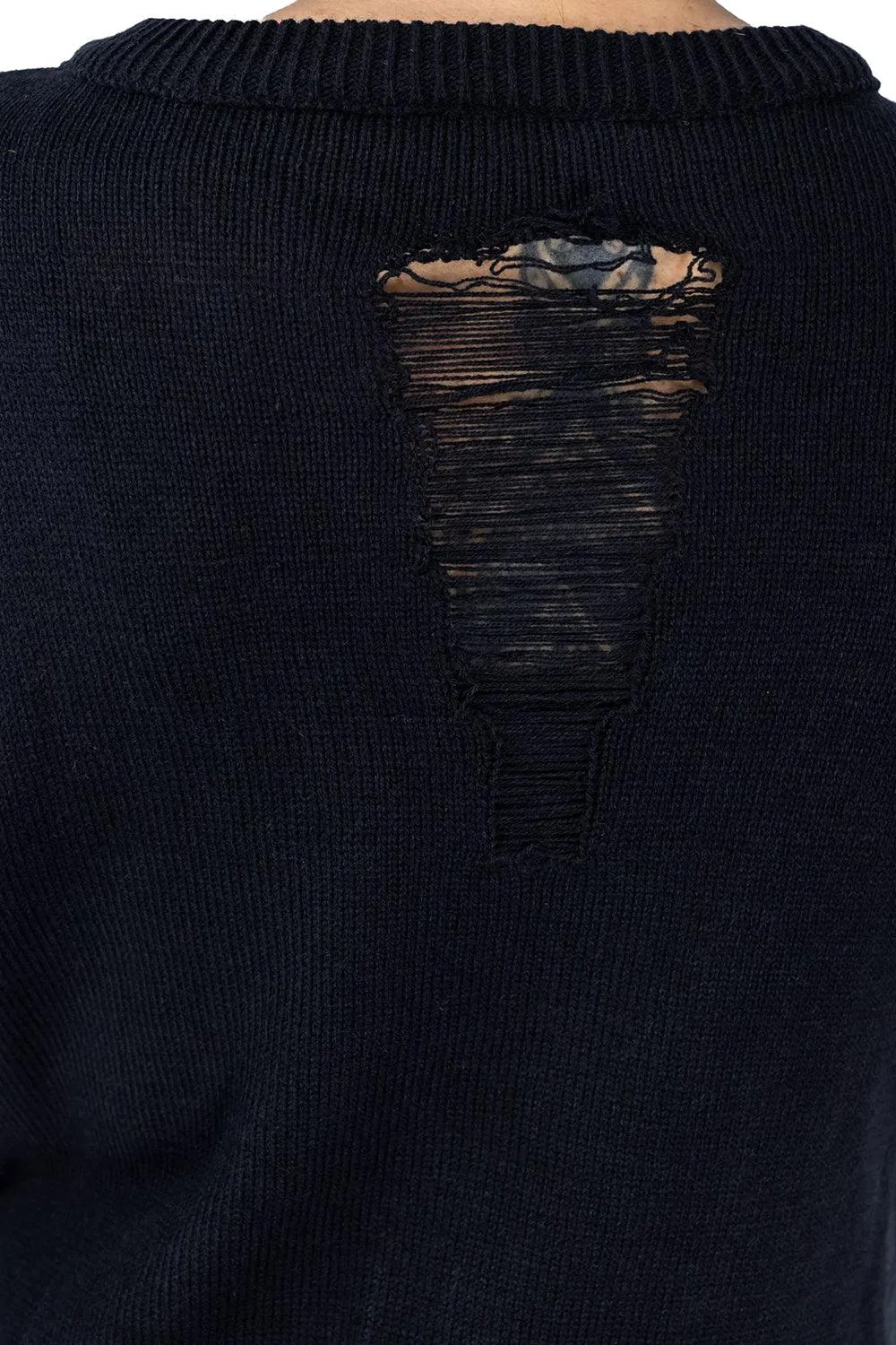 Akela Cropped Sweater Top