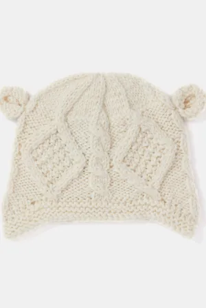 Aran Woollen Mills Children's Hat with Ears