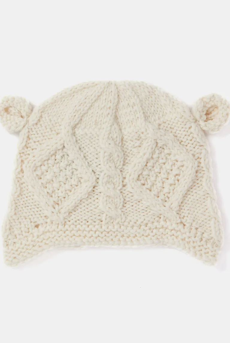 Aran Woollen Mills Children's Hat with Ears
