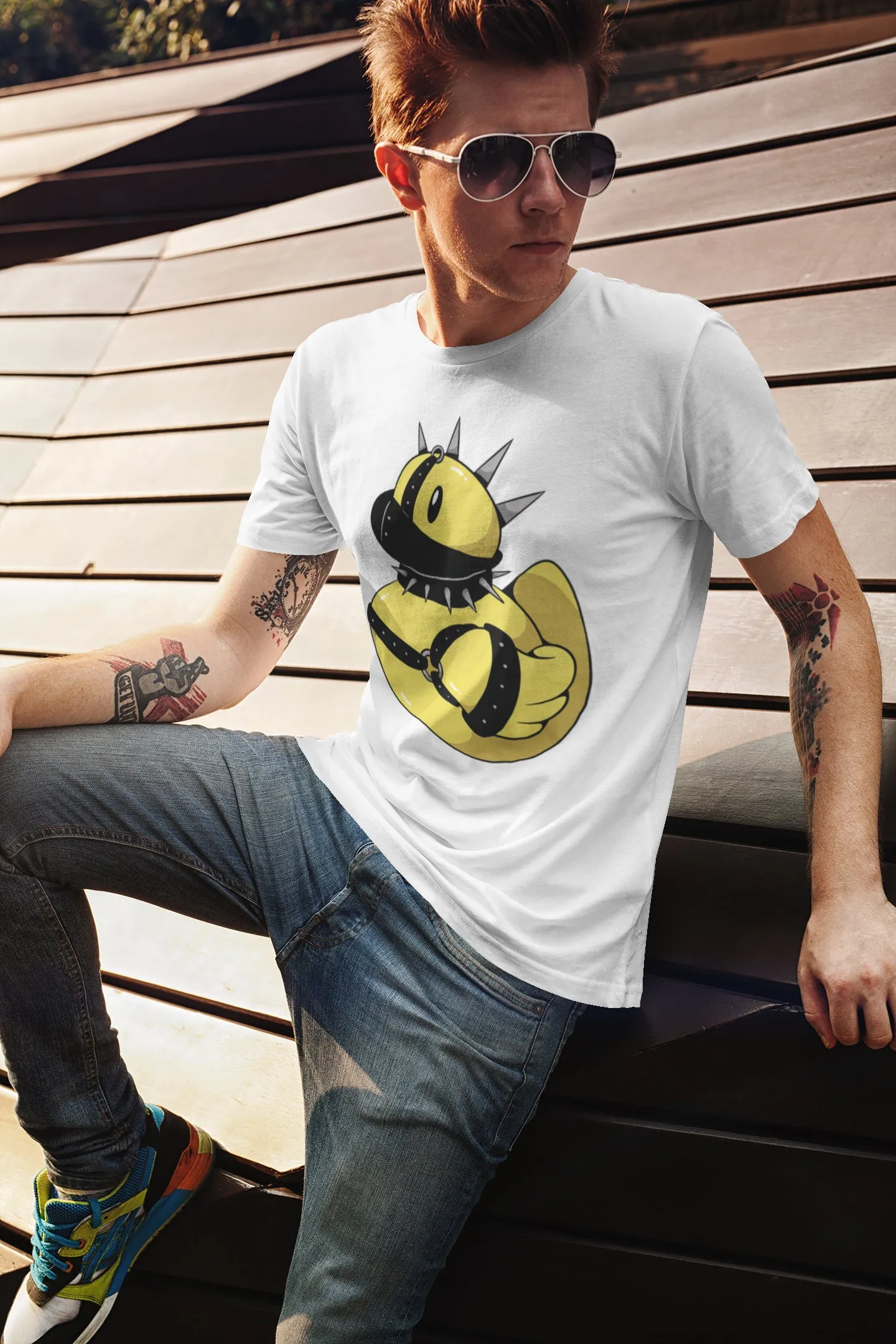 bdsm duck T-shirt, funny t-shirt, graphic shirts, unisex tshirt, printed T-shirt