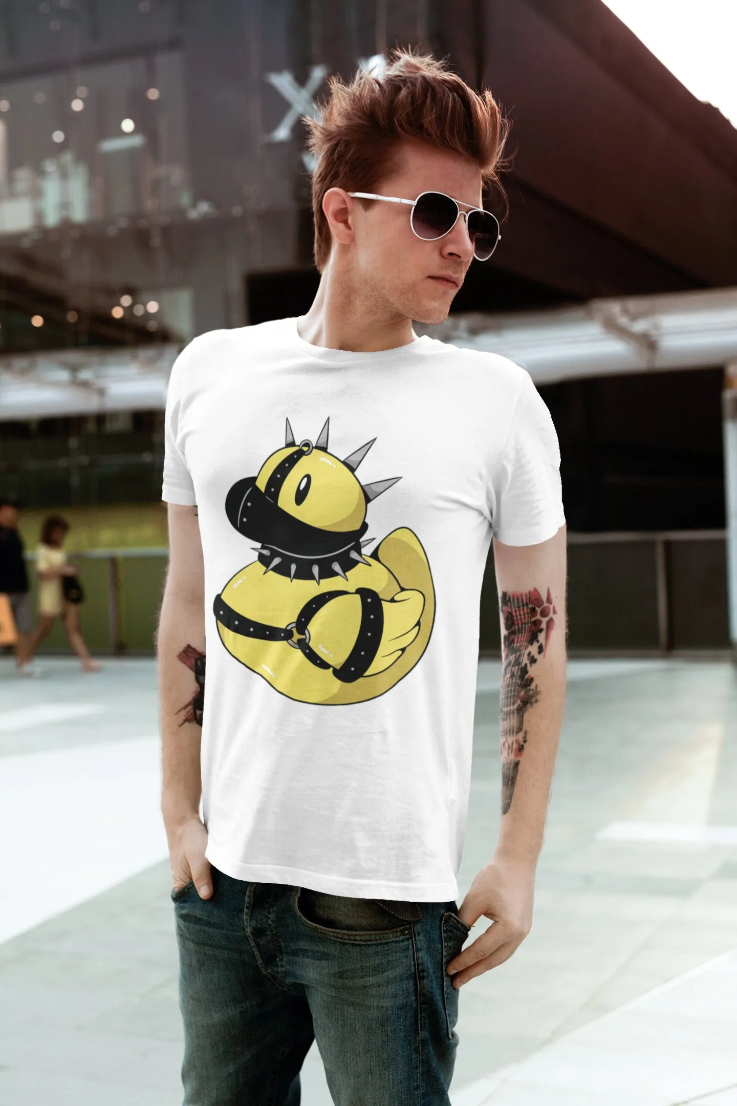 bdsm duck T-shirt, funny t-shirt, graphic shirts, unisex tshirt, printed T-shirt