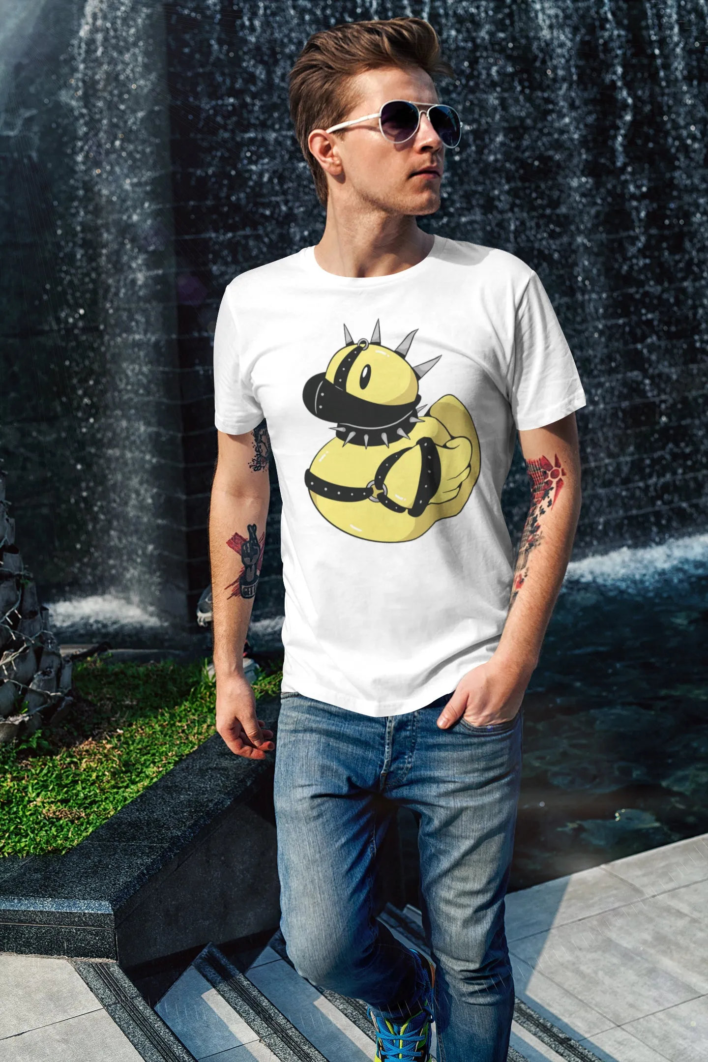 bdsm duck T-shirt, funny t-shirt, graphic shirts, unisex tshirt, printed T-shirt
