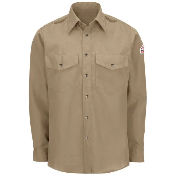Bulwark Men's Lightweight Nomex FR Snap-Front Shirt