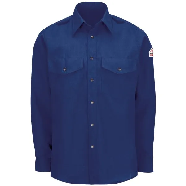 Bulwark Men's Lightweight Nomex FR Snap-Front Shirt