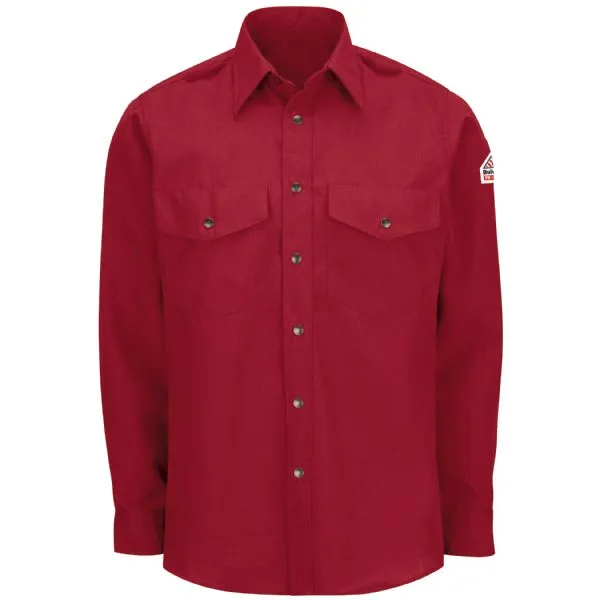 Bulwark Men's Lightweight Nomex FR Snap-Front Shirt