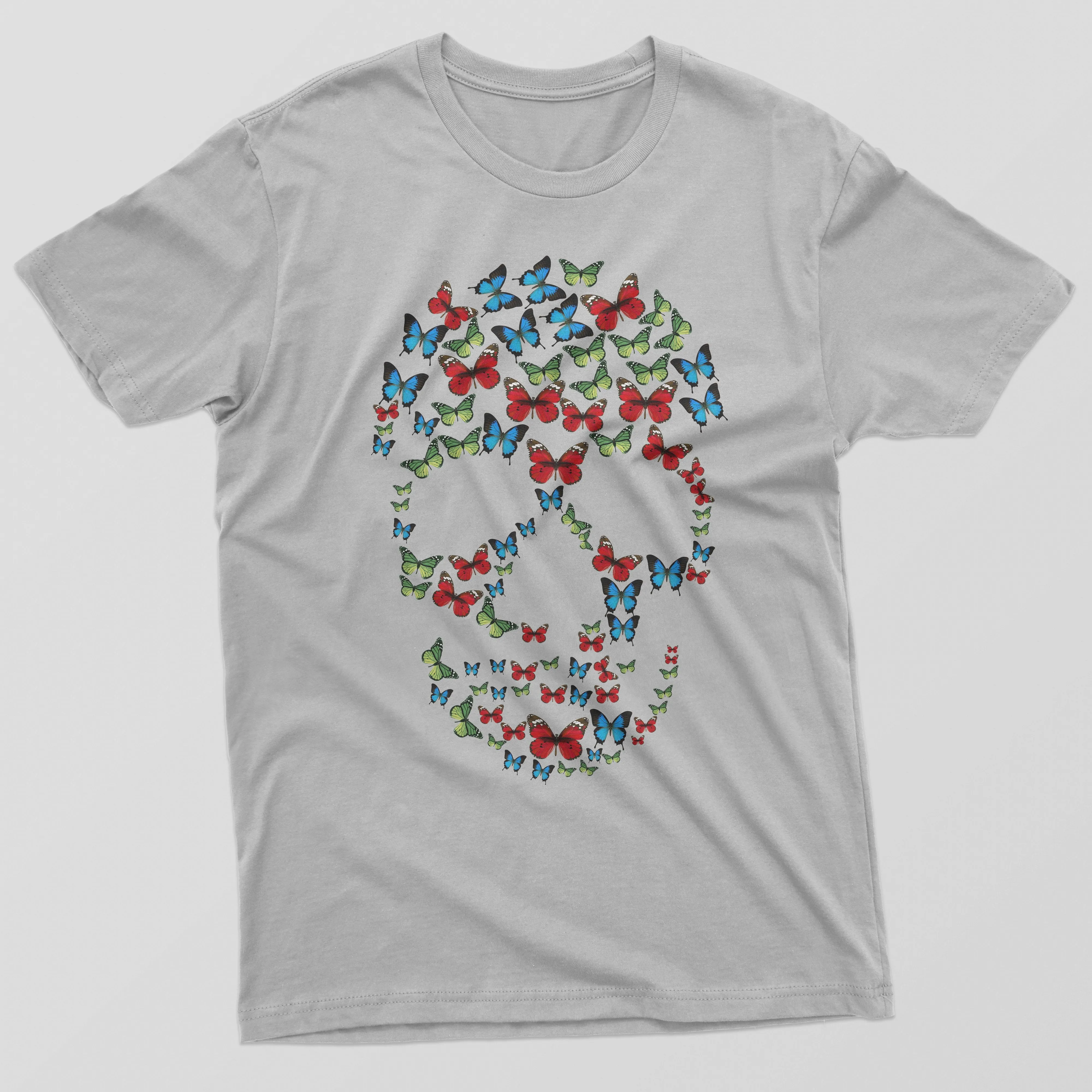 Butterfly Skull Mens T-Shirt