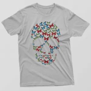 Butterfly Skull Mens T-Shirt