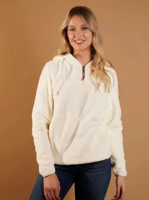 Cara Sherpa Hoodie [Ivory-5288]