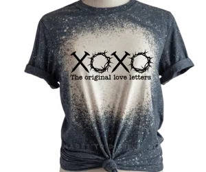 Christian Original Love Letter Custom Bleached T-Shirt