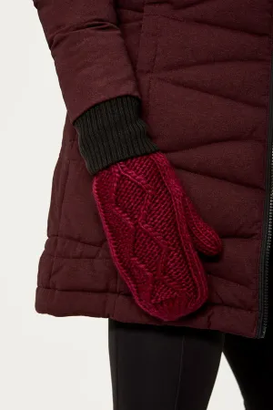 CHUNKY KNITWEAR MITTENS