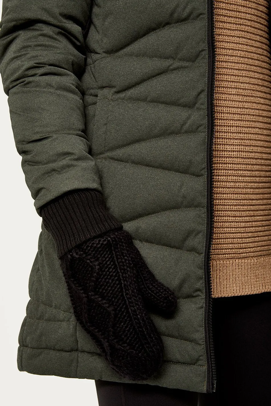 CHUNKY KNITWEAR MITTENS