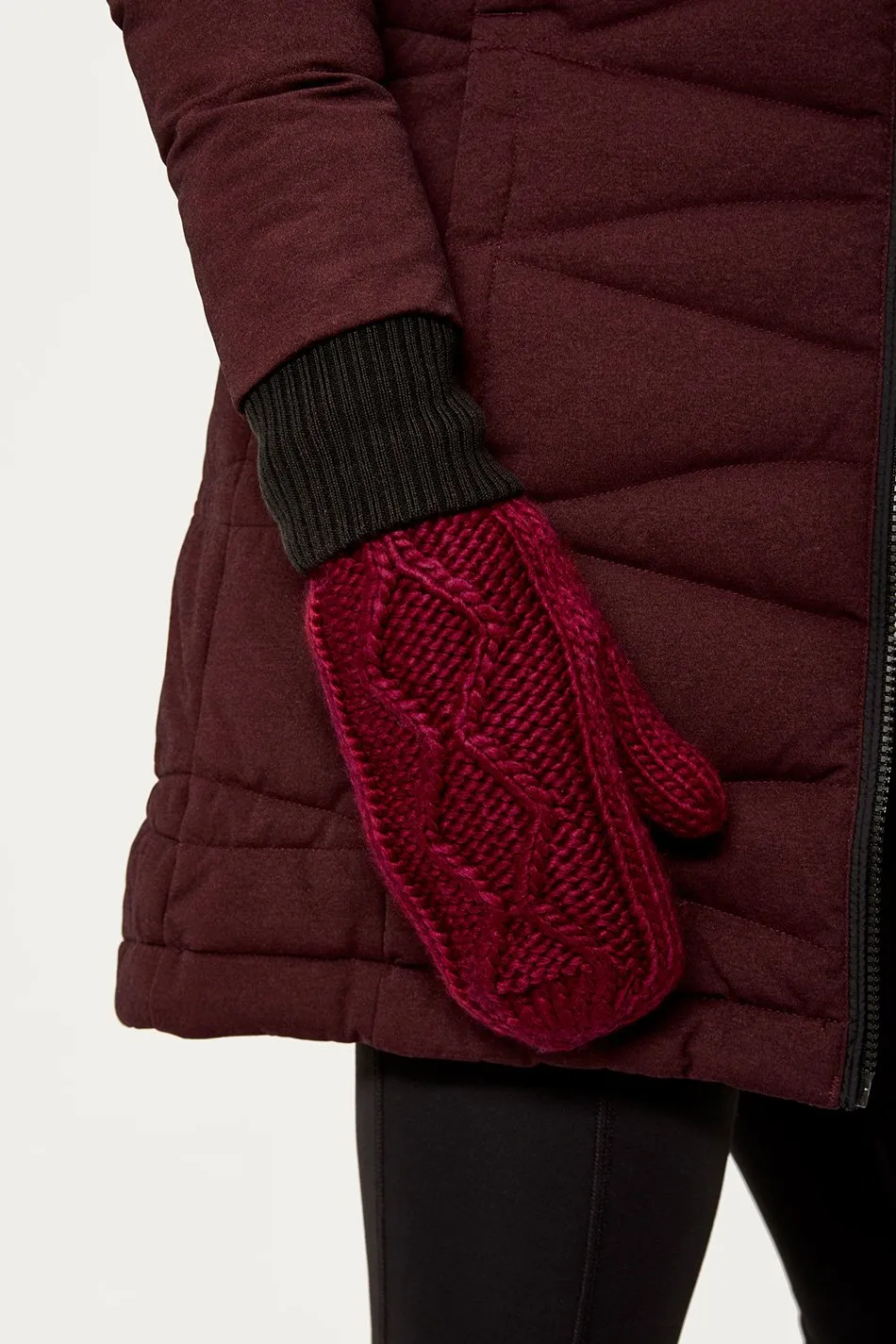 CHUNKY KNITWEAR MITTENS