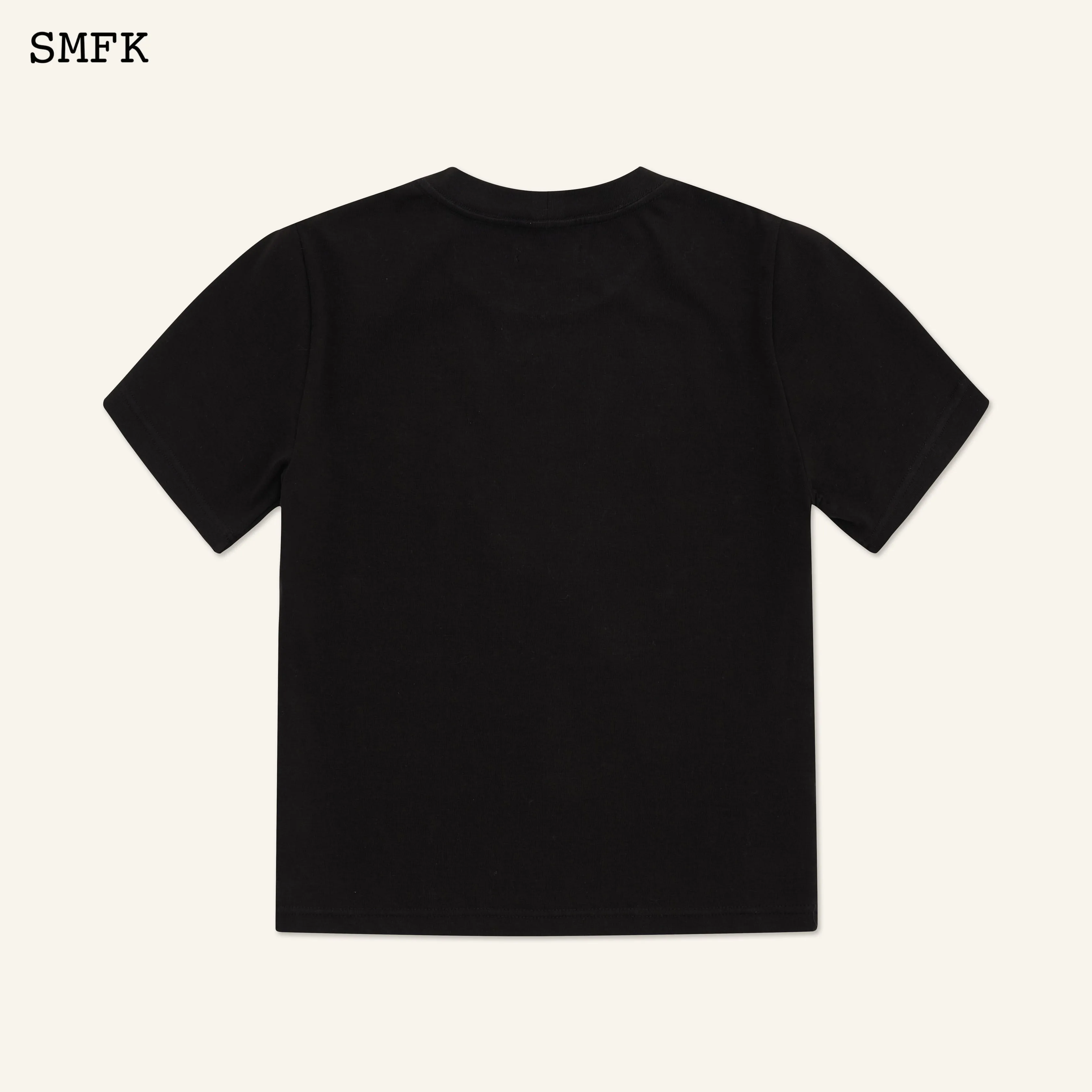 Compass Hug Slim-Fit Tee In Black