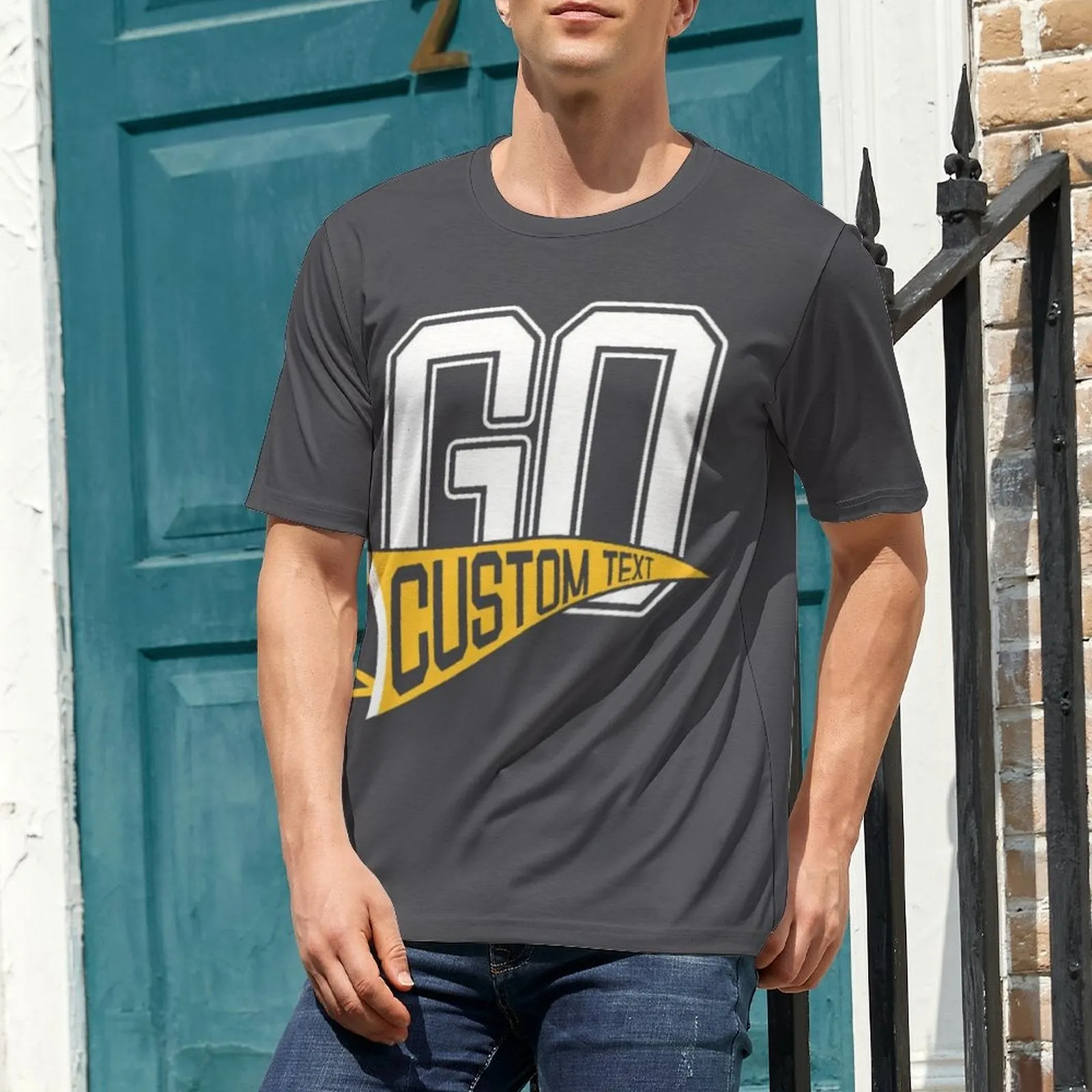 Custom Sports T-Shirt Team Name Shirt School Spirit Shirt Gameday Shirt