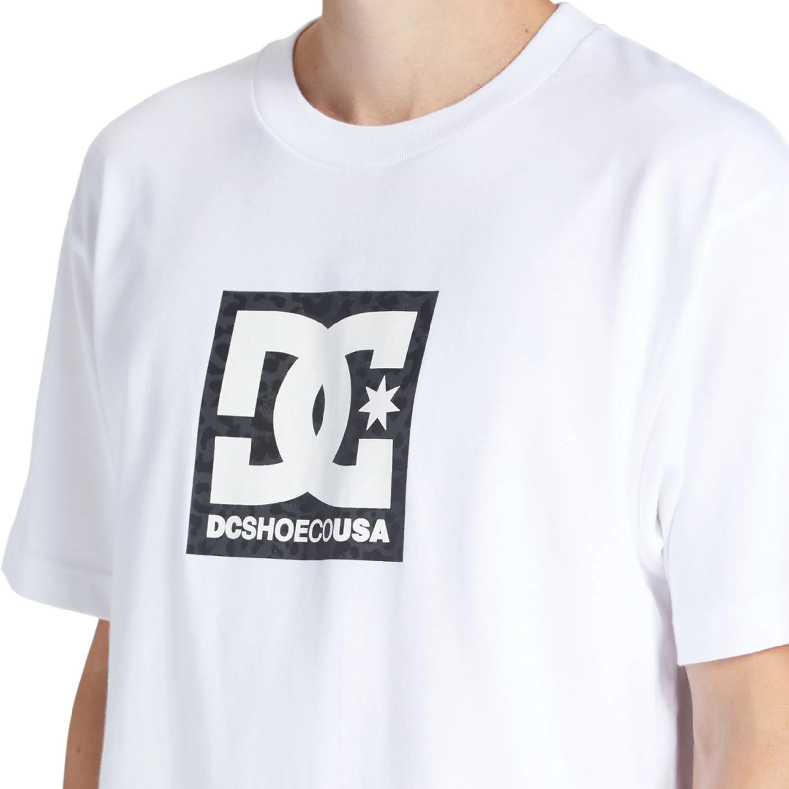 DC Shoes Mens Square Star Fill Short Sleeve Crew Neck T-Shirt