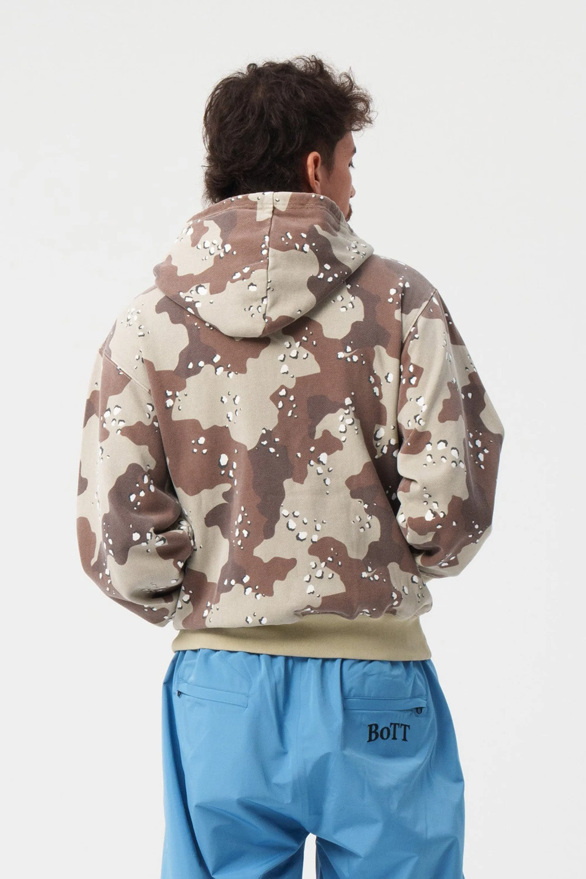 Desert Camo Zip Hoodie Sand