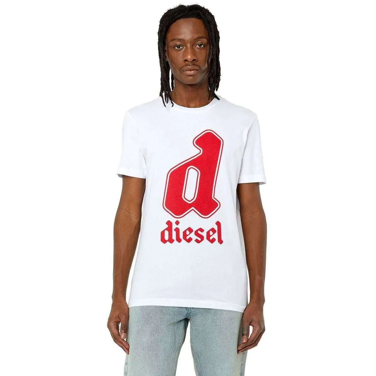 Diesel Diegor K54 T-Shirt - White/Red