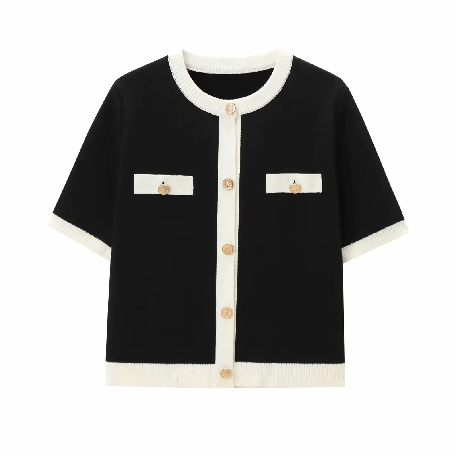 Elegant Button-Up Cardigan Top