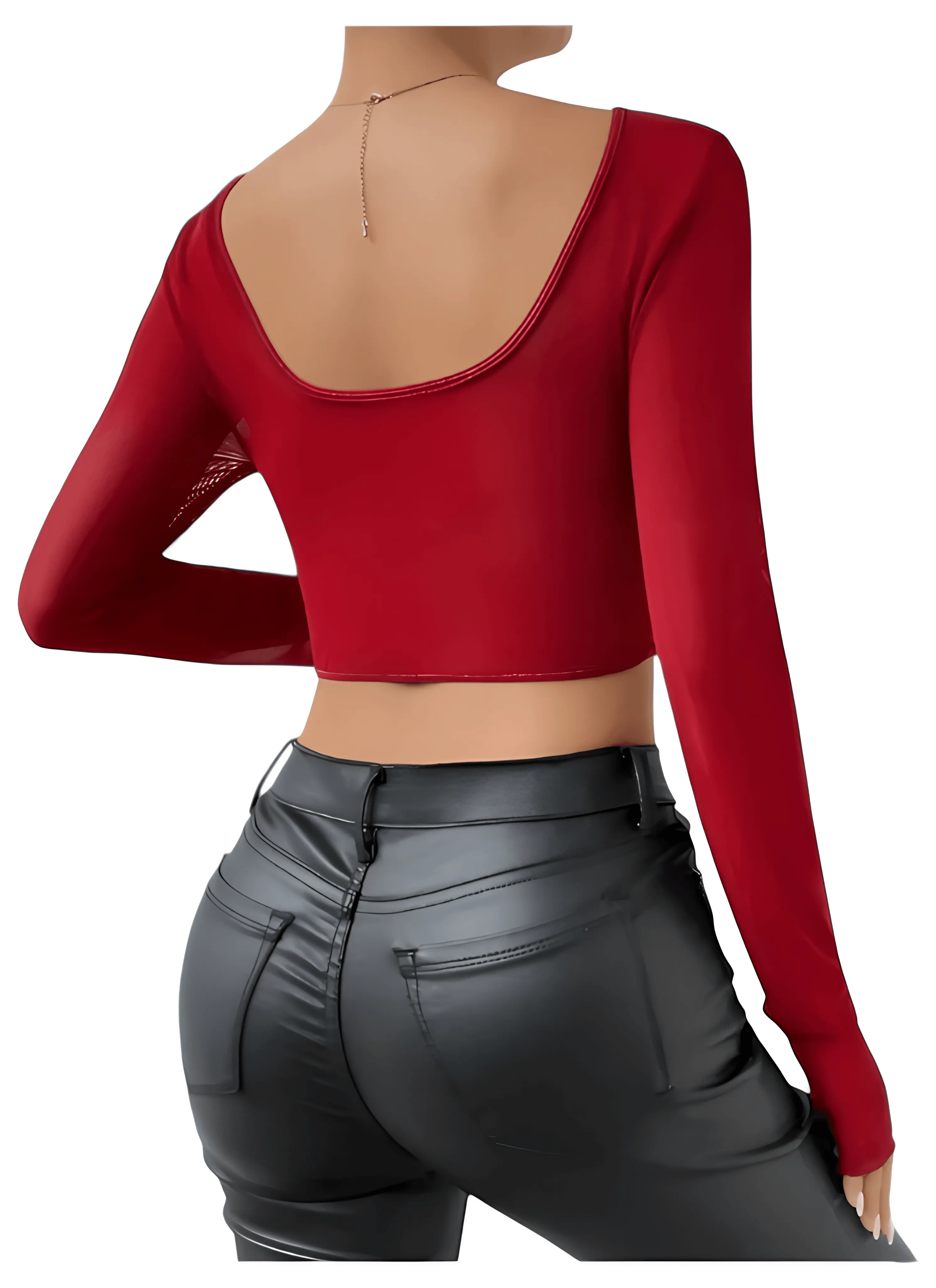 EnchantVibe Lace Crop Top