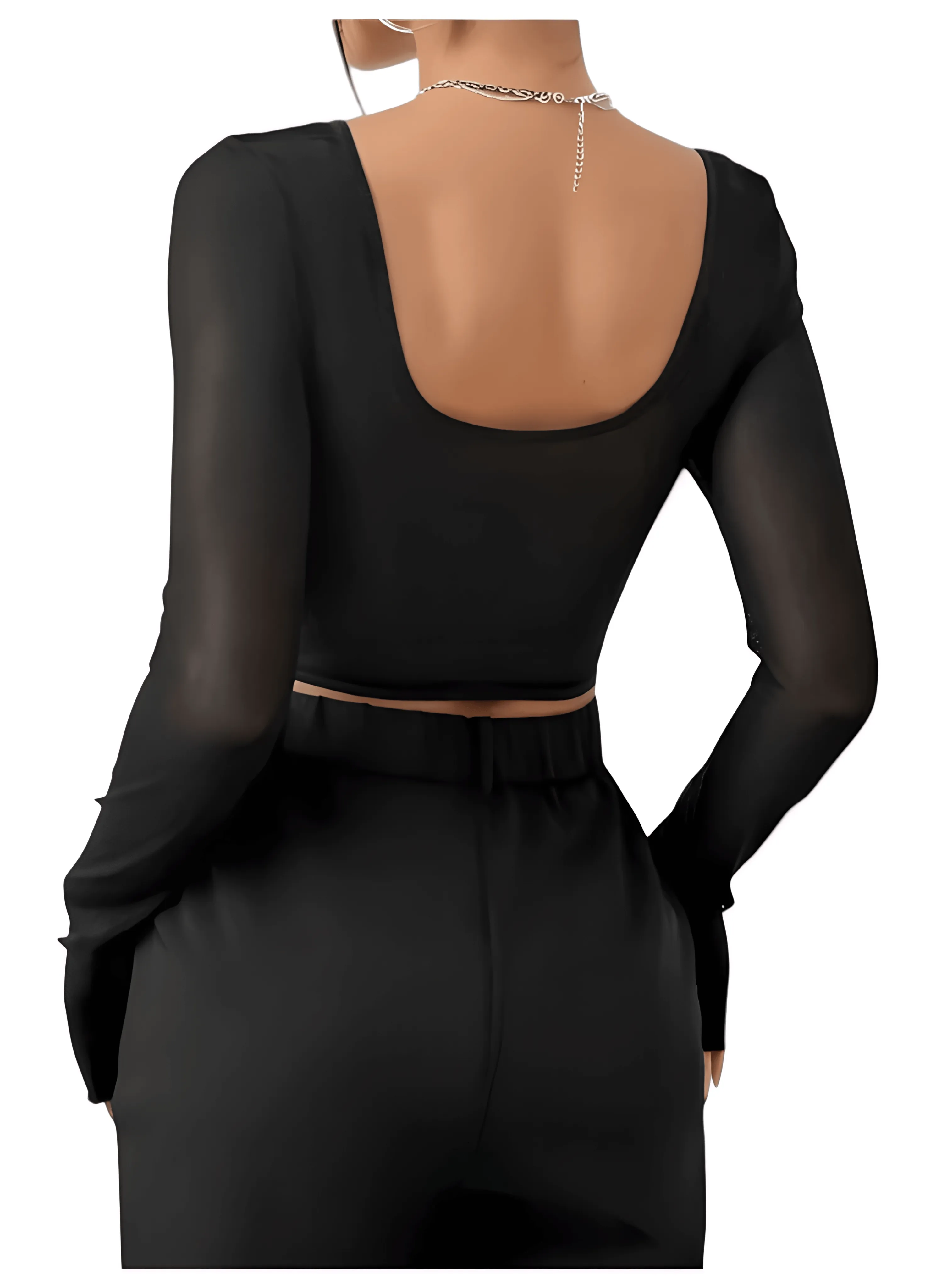 EnchantVibe Lace Crop Top