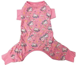 Fashion Pet Unicorn Dog Pajamas Pink - Small