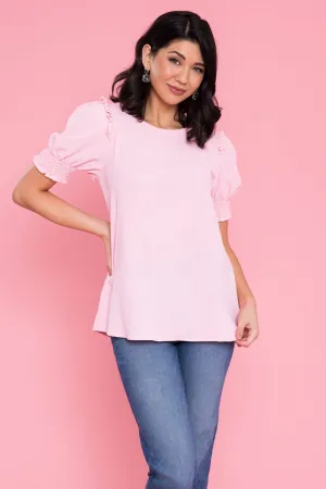 Feeling The Sunshine Puff Sleeve Blouse