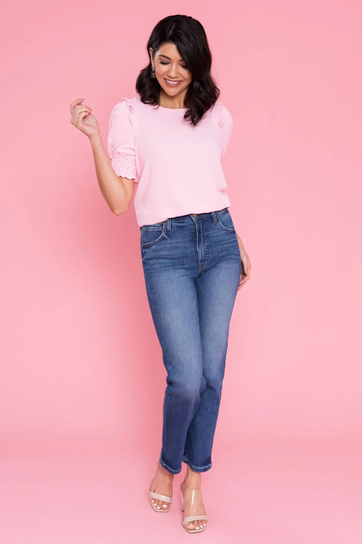 Feeling The Sunshine Puff Sleeve Blouse