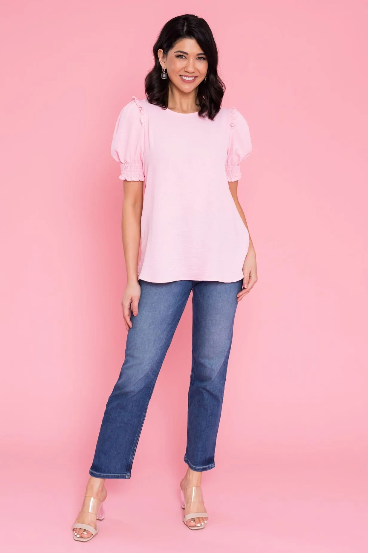 Feeling The Sunshine Puff Sleeve Blouse