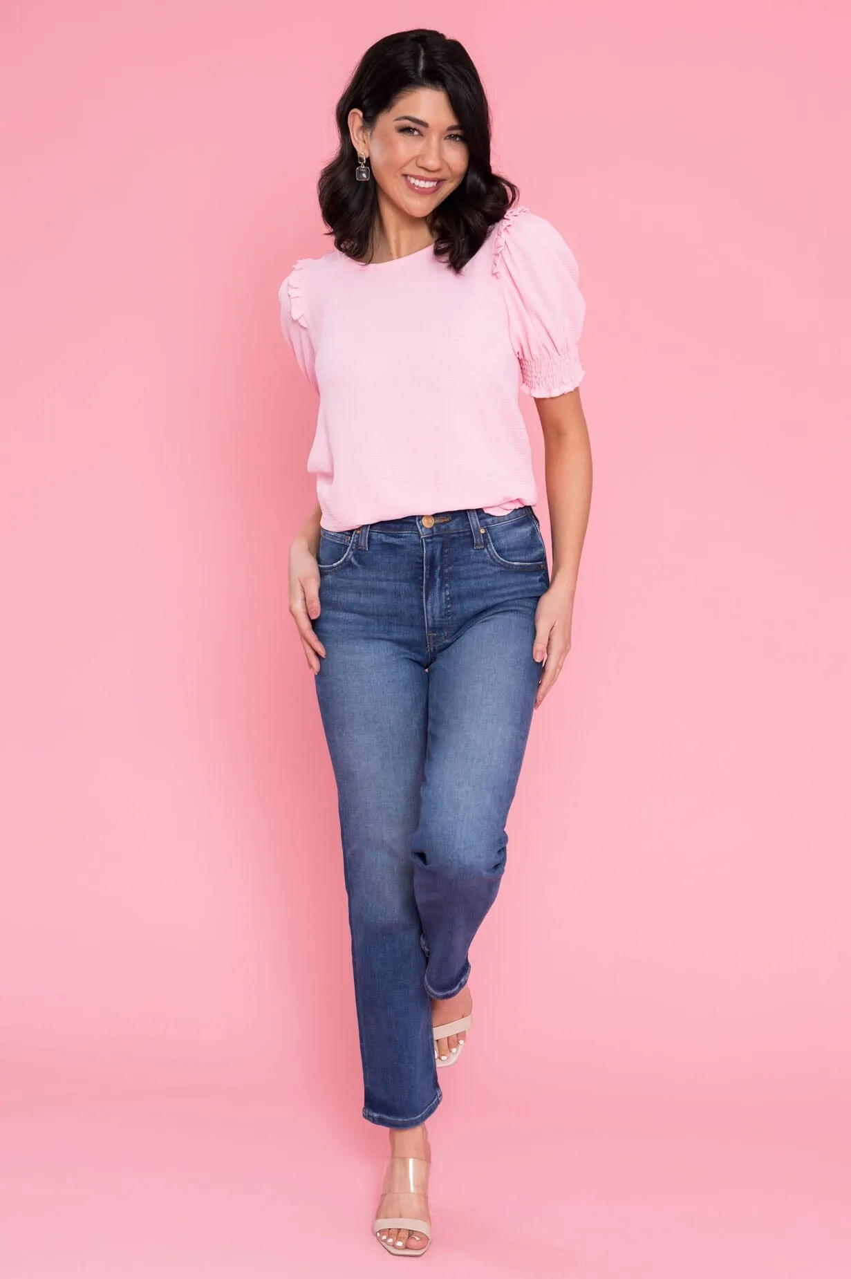Feeling The Sunshine Puff Sleeve Blouse
