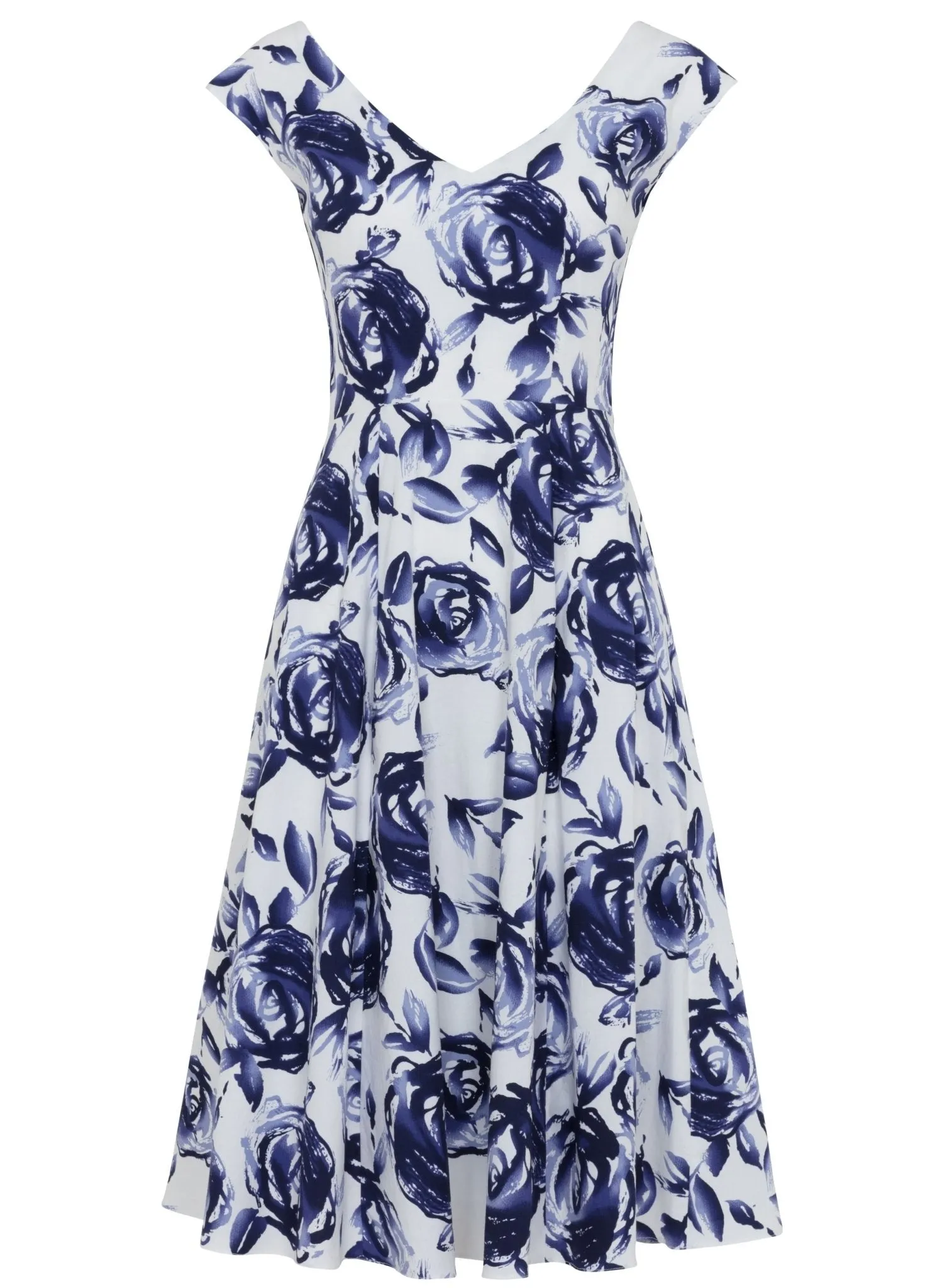 Fleur Swing Dress - Ink Blue