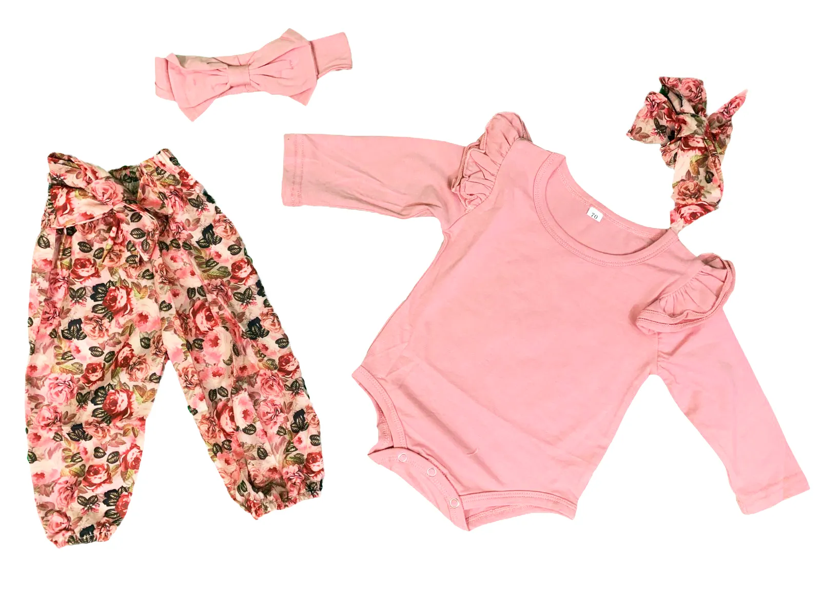 Girls Florals 4-Piece Set
