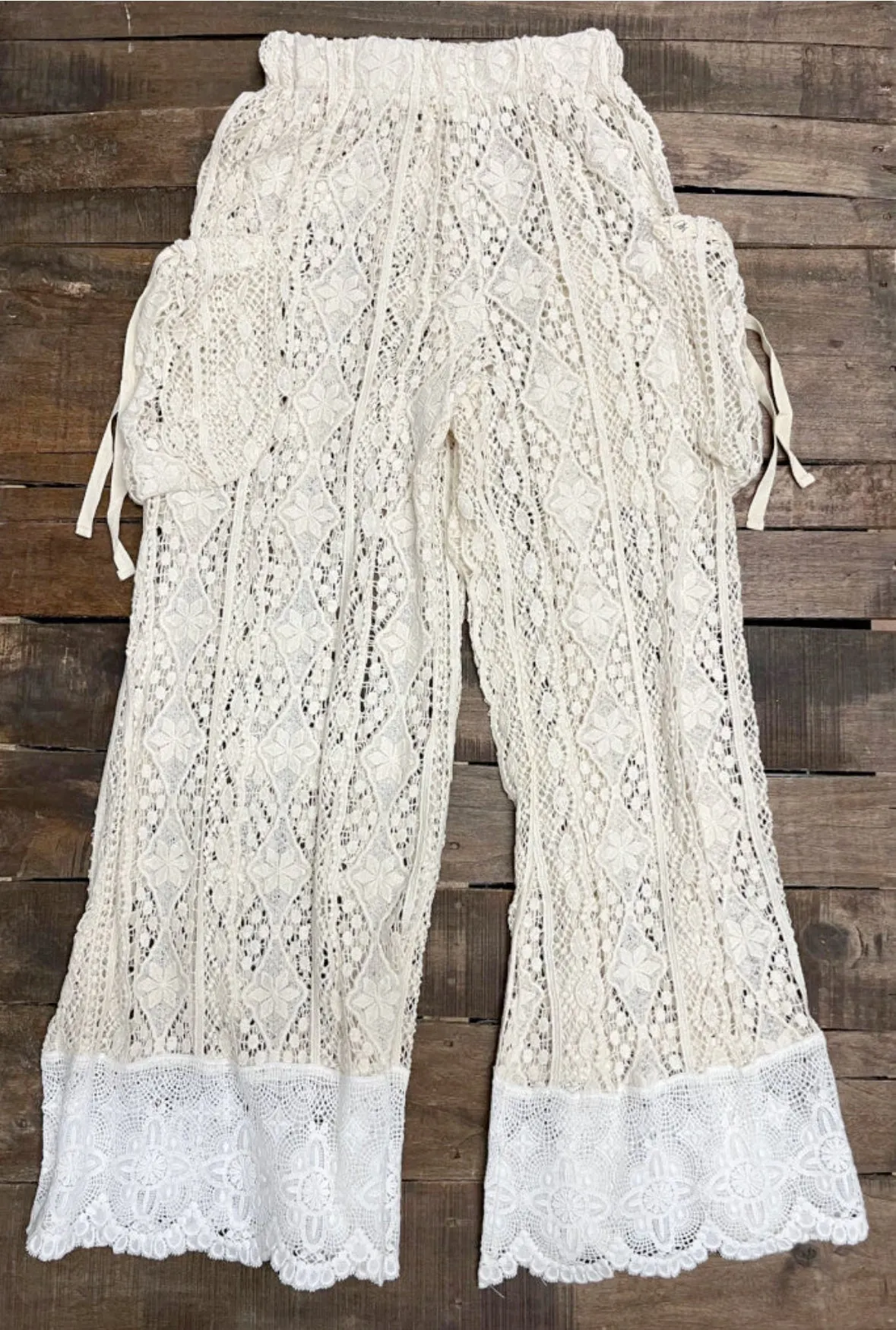 Golden Sun Lace Pants