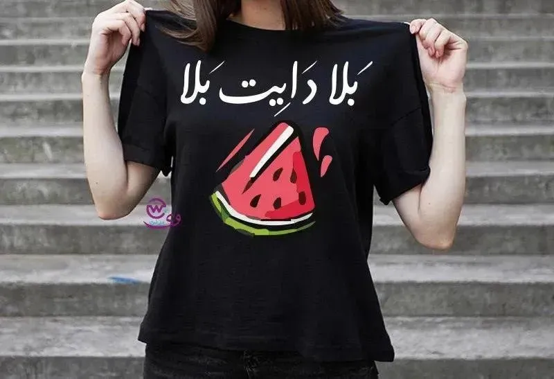 Half sleeve T-shirt -Comic-B