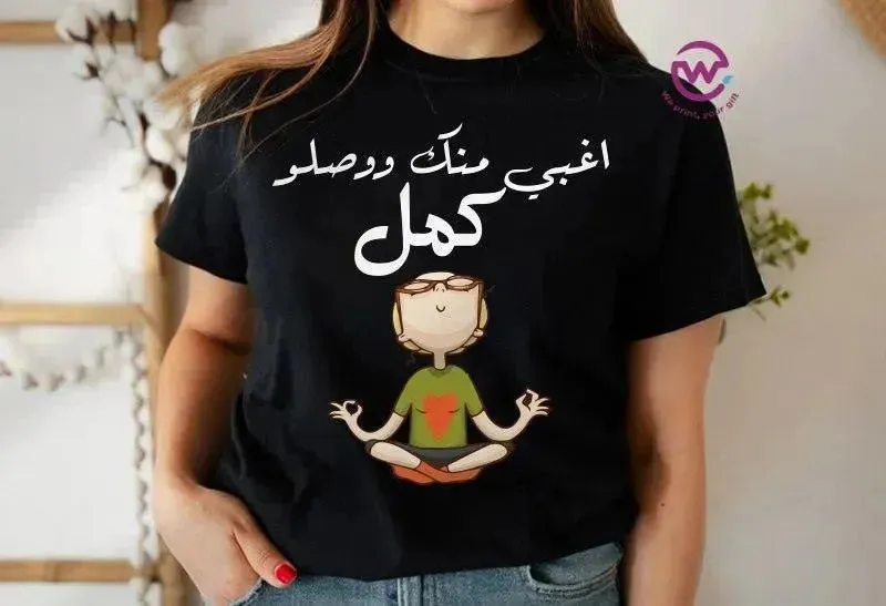 Half sleeve T-shirt -Comic-B