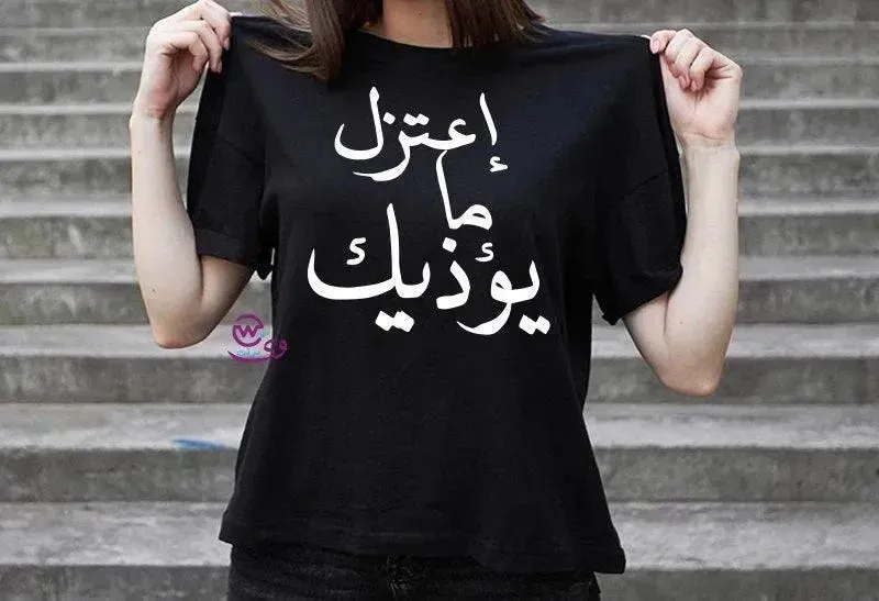 Half sleeve T-shirt -Comic-B