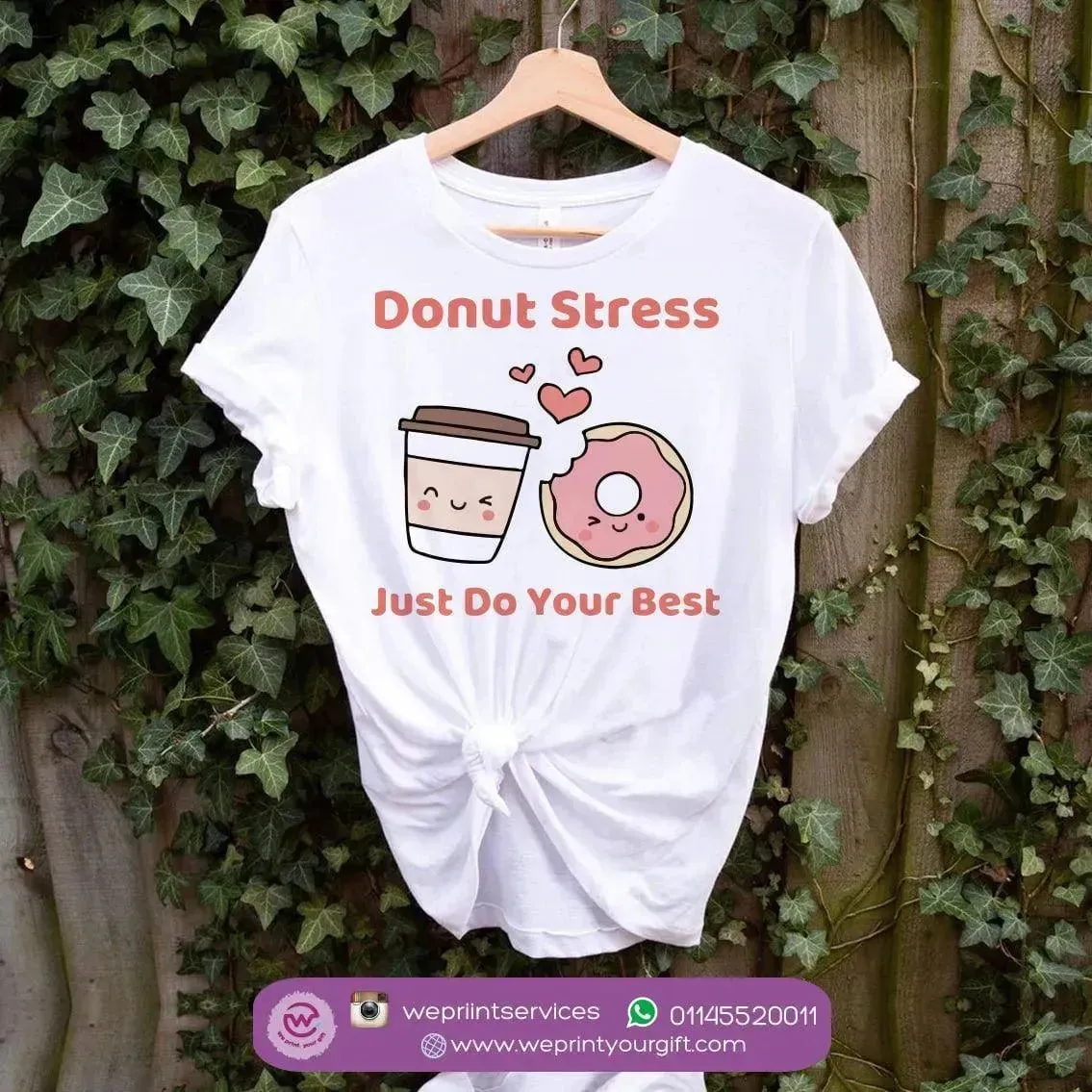 Half sleeve T-shirt- Donuts