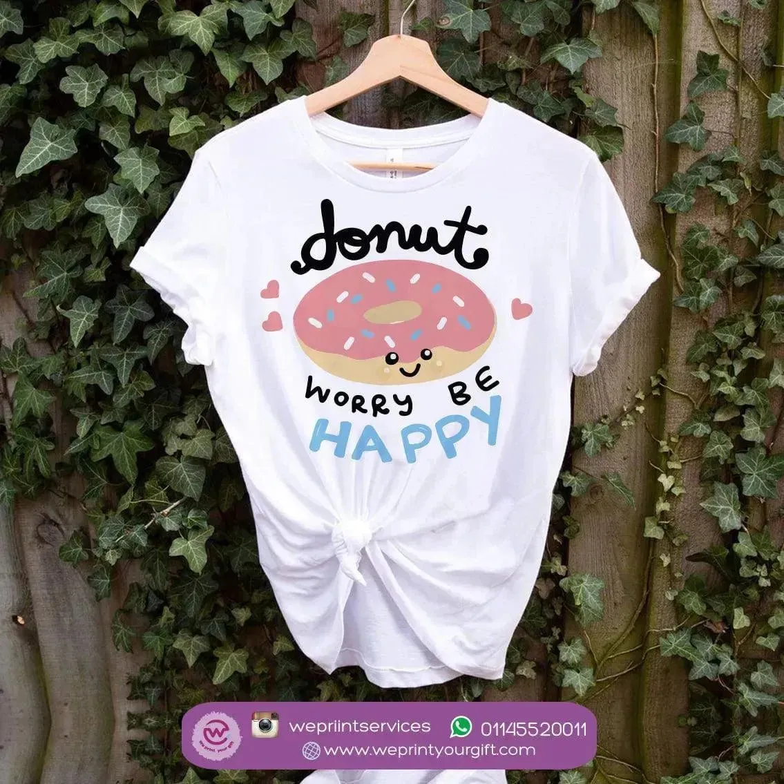 Half sleeve T-shirt- Donuts