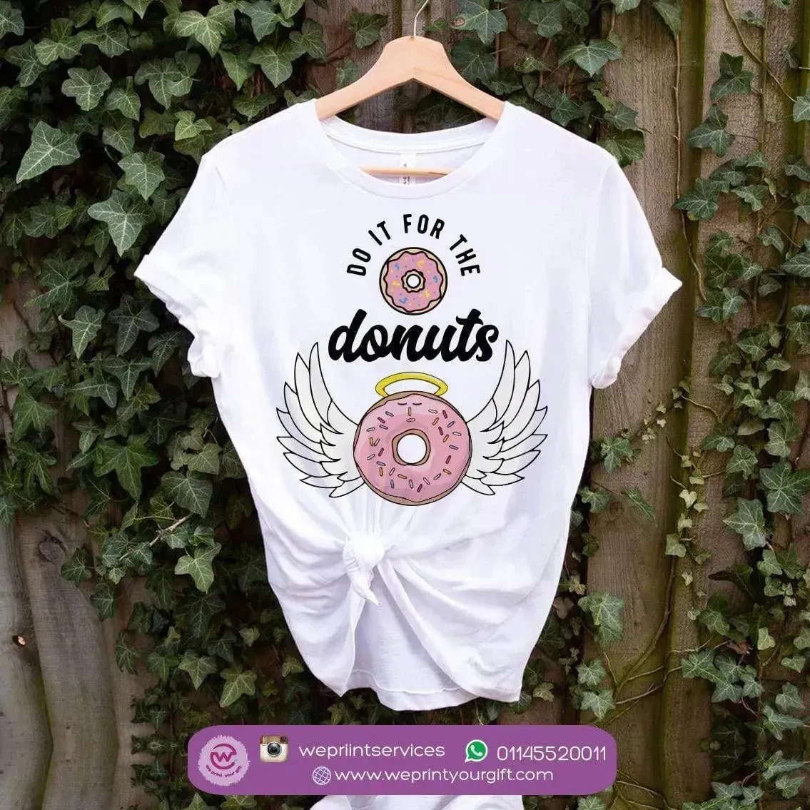 Half sleeve T-shirt- Donuts