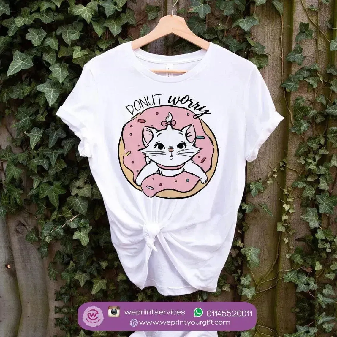 Half sleeve T-shirt- Donuts