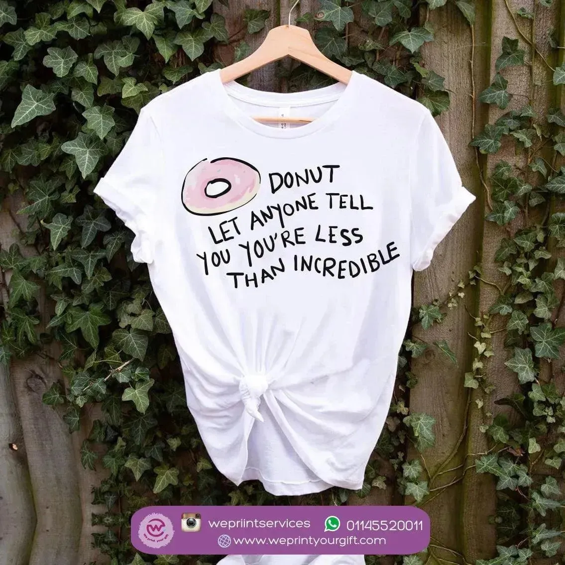 Half sleeve T-shirt- Donuts