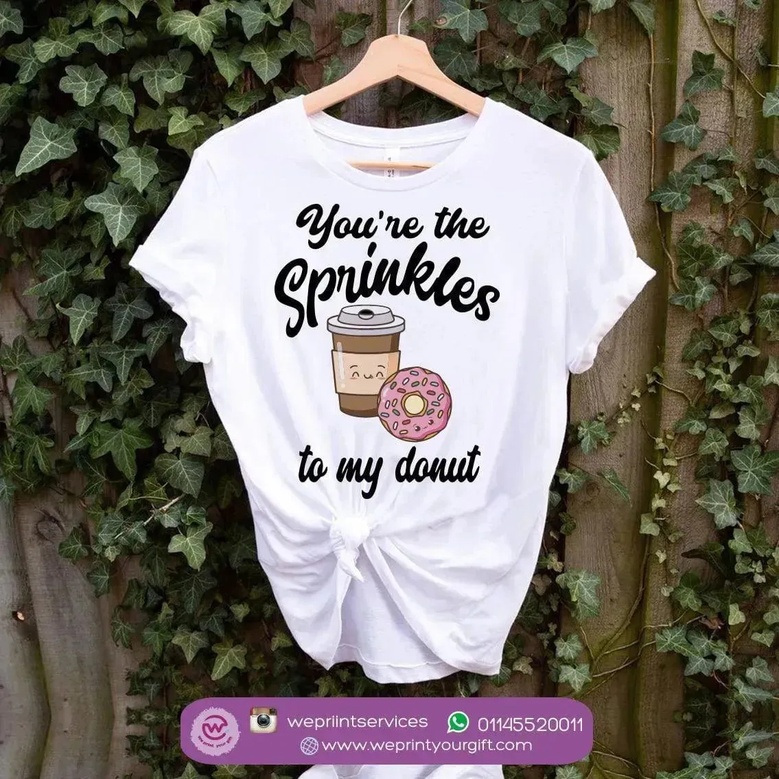 Half sleeve T-shirt- Donuts