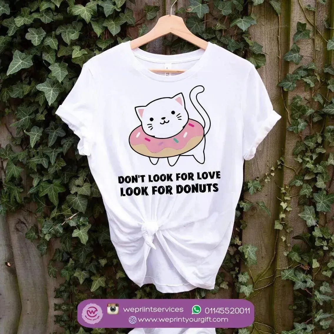 Half sleeve T-shirt- Donuts