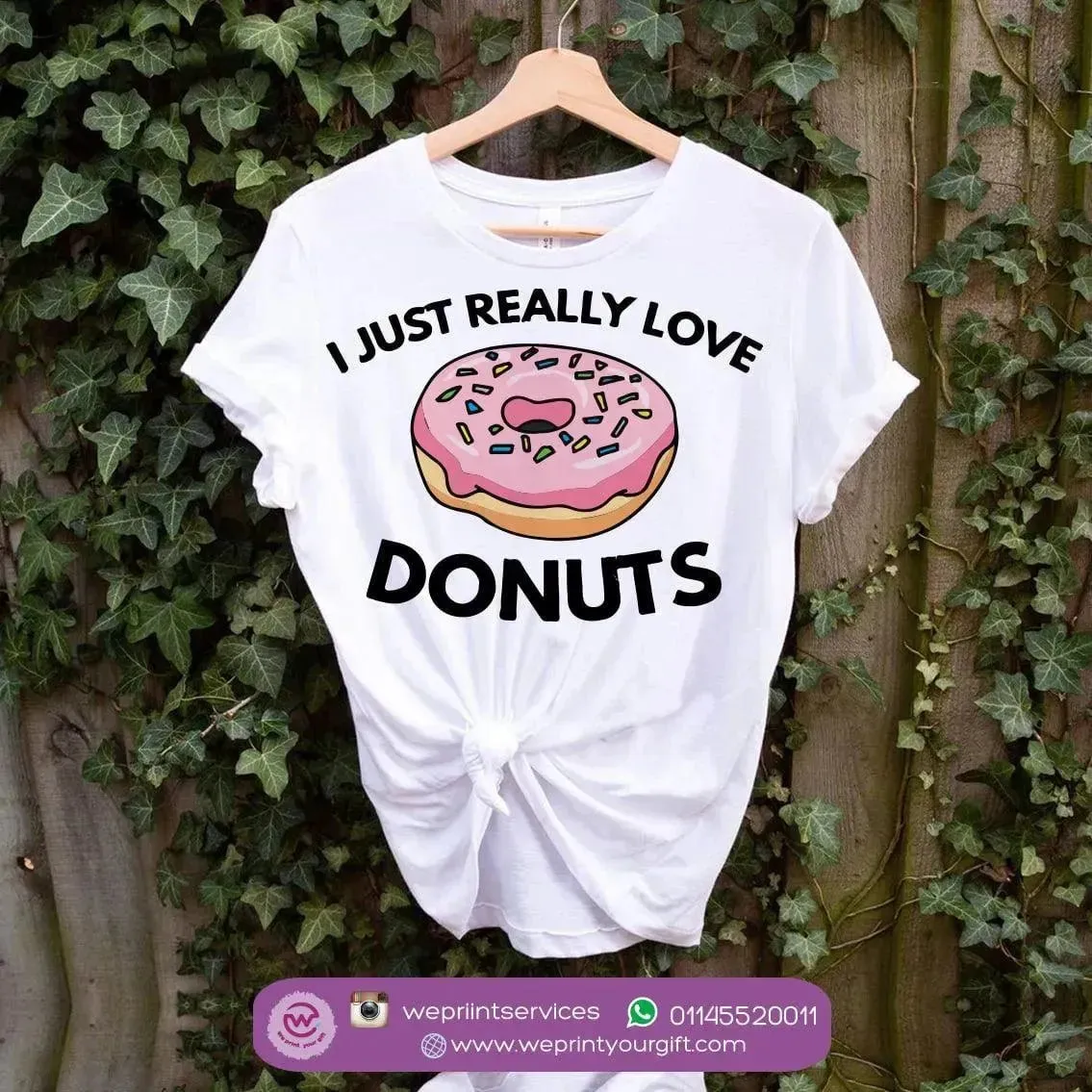 Half sleeve T-shirt- Donuts