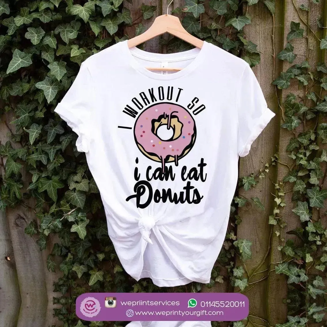 Half sleeve T-shirt- Donuts
